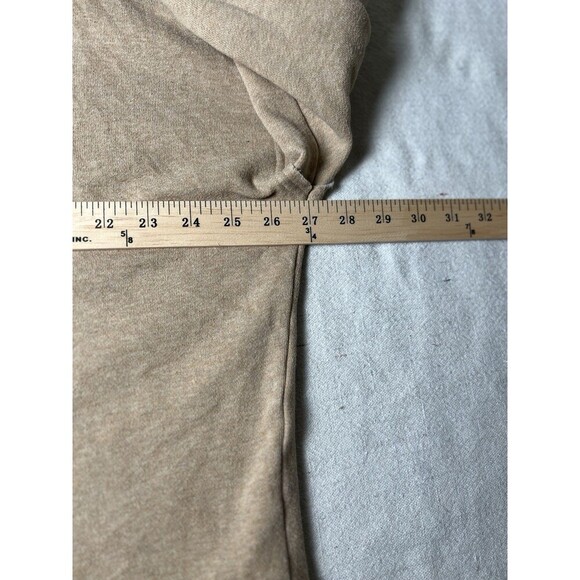 Rails Nico Heathered Camel Cropped Lined Hoodie Pullover Sweatshirt Women Large - Picture 6 of 9